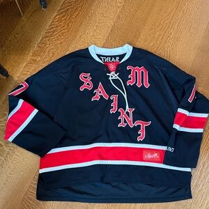 Saint Michael Jersey Supernatural Hockey Black #28